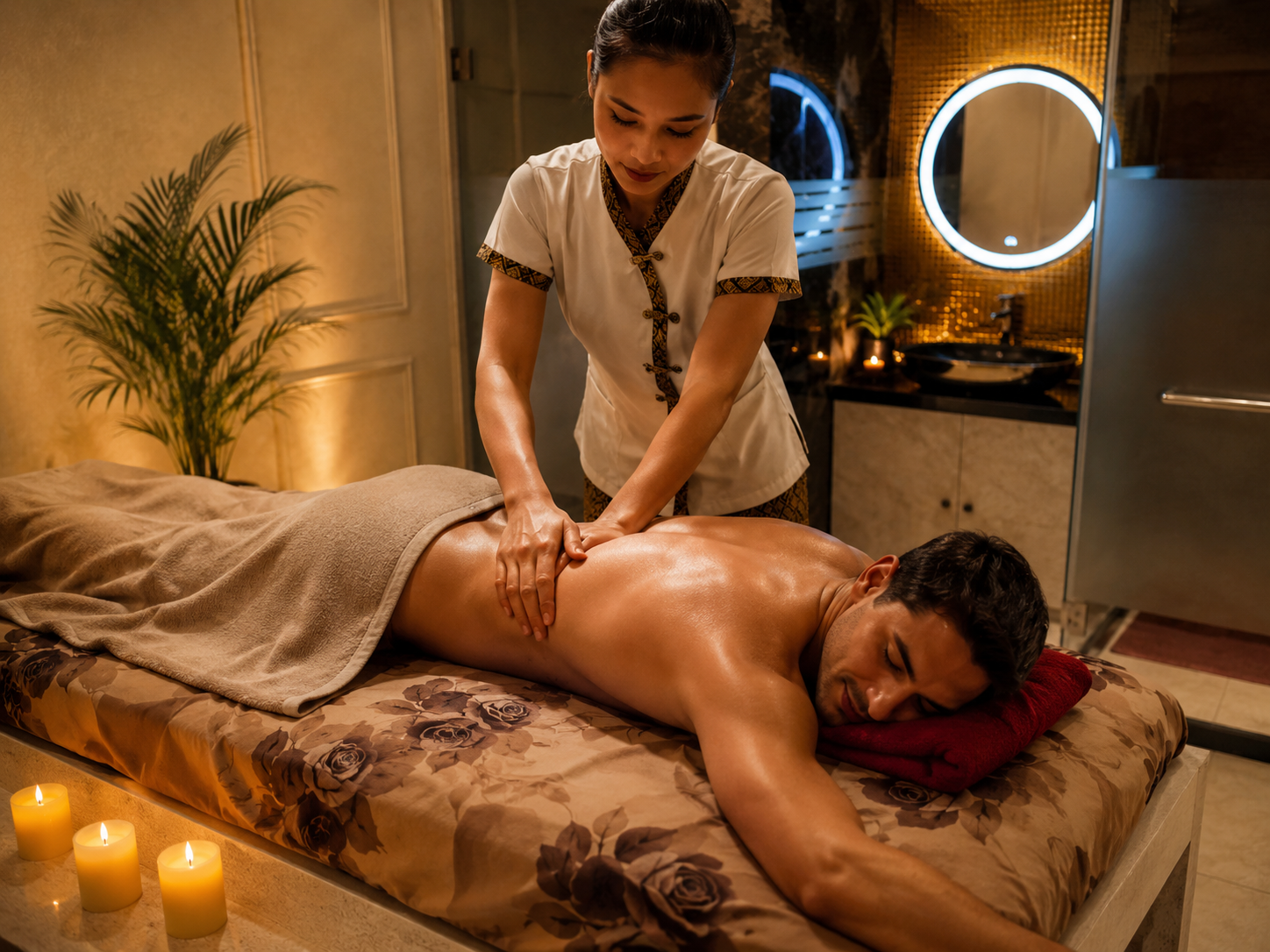 Cream Massage at Ocean Spa Delhi