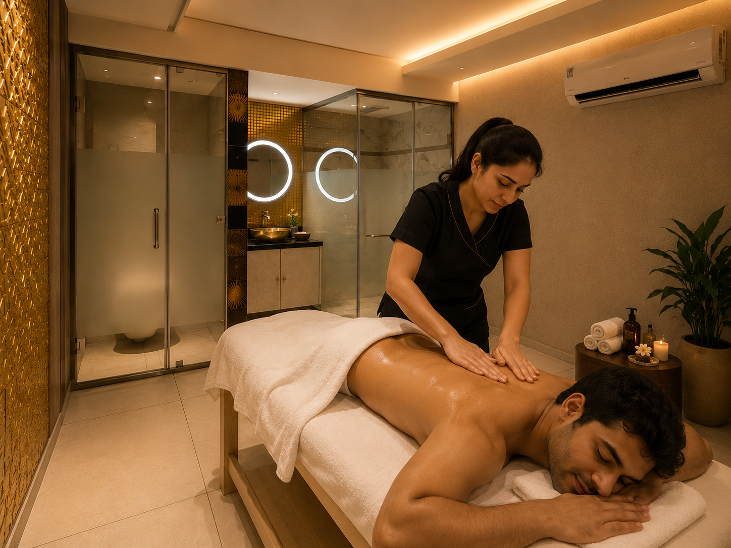 Dry Massage at Ocean Spa Delhi